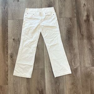 7 for all Mankind crop flare white size 28